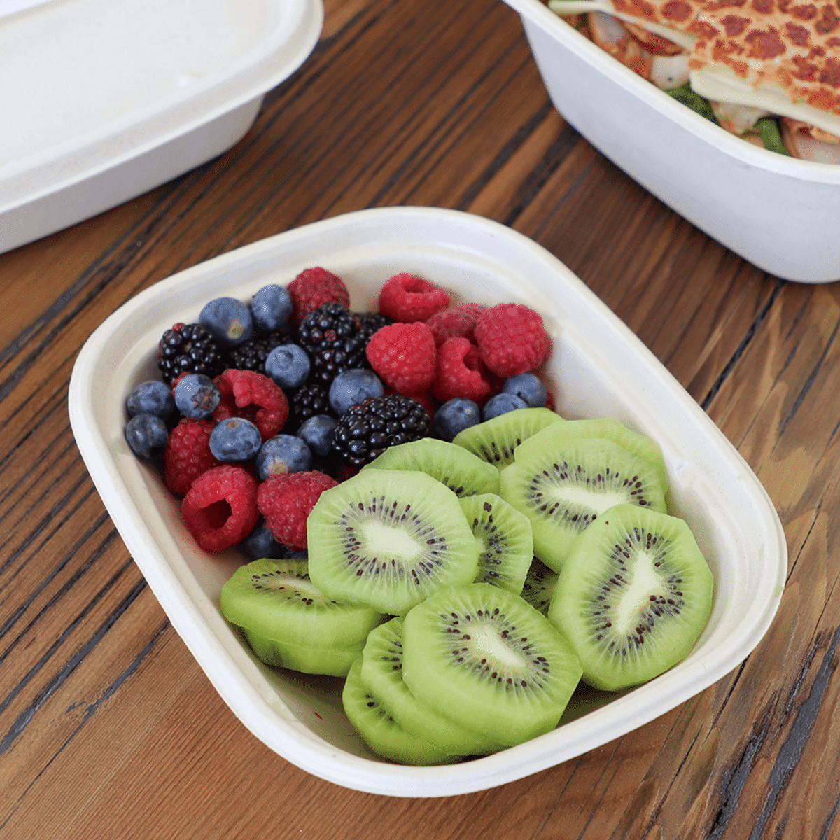 20 oz Fiber Food Container - Image 2