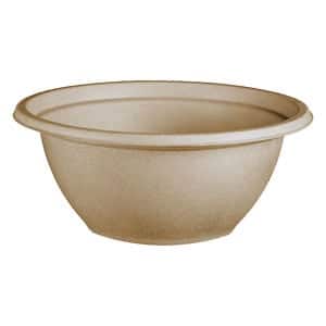 Compostable fiber bowls and lids
