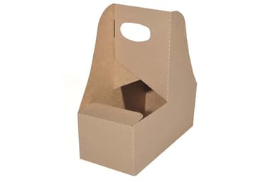 2 cup paper drink carrier