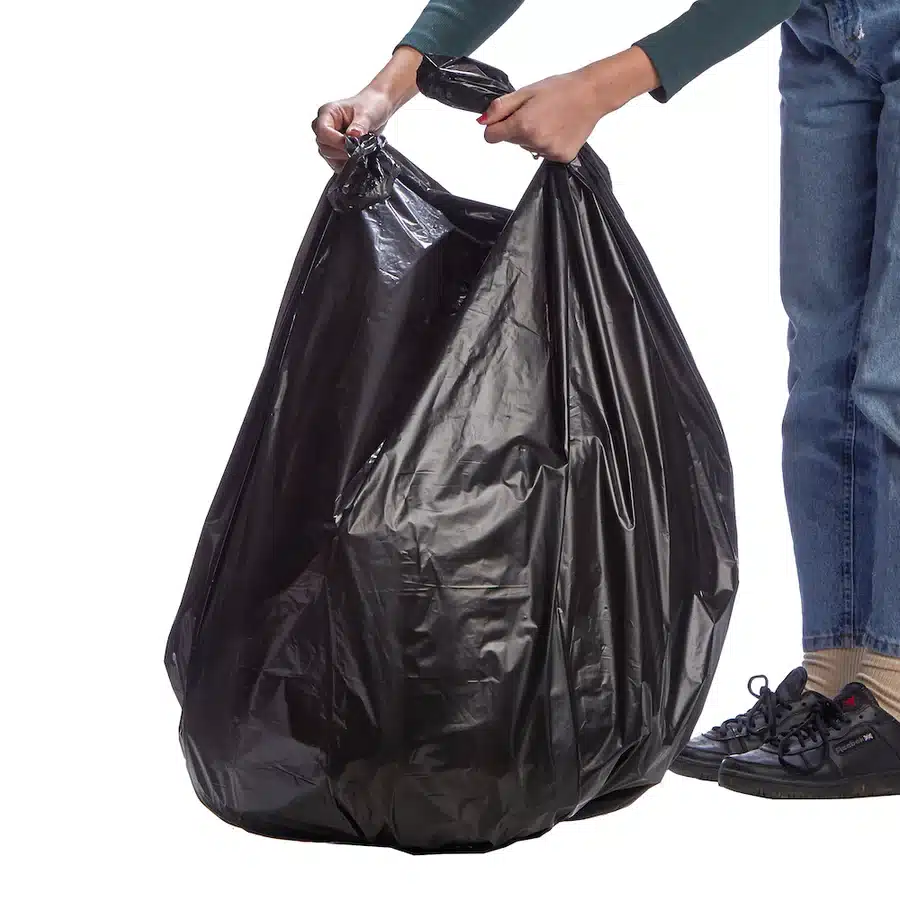 45 Gallon Heavy Duty Can Liner, 40x48", Black (100/case)