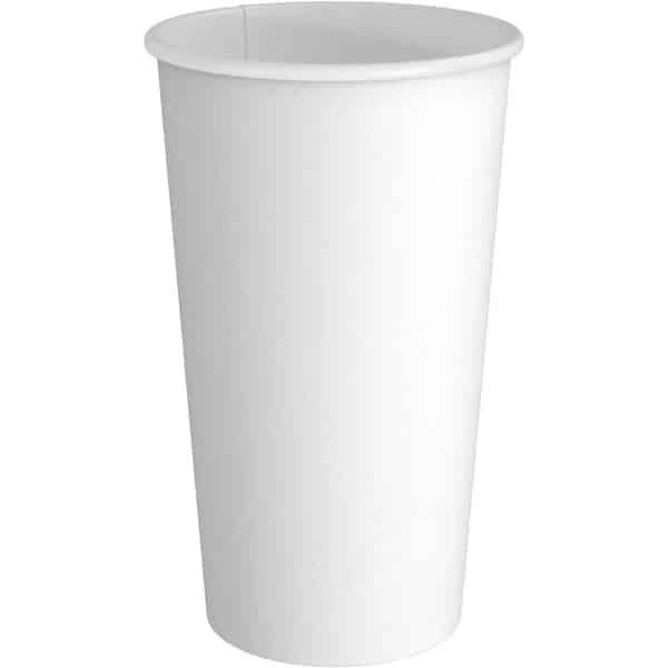 16 oz Paper Hot Cup, White