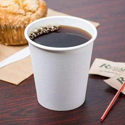 8 oz Paper Hot Cup, White - Image 2