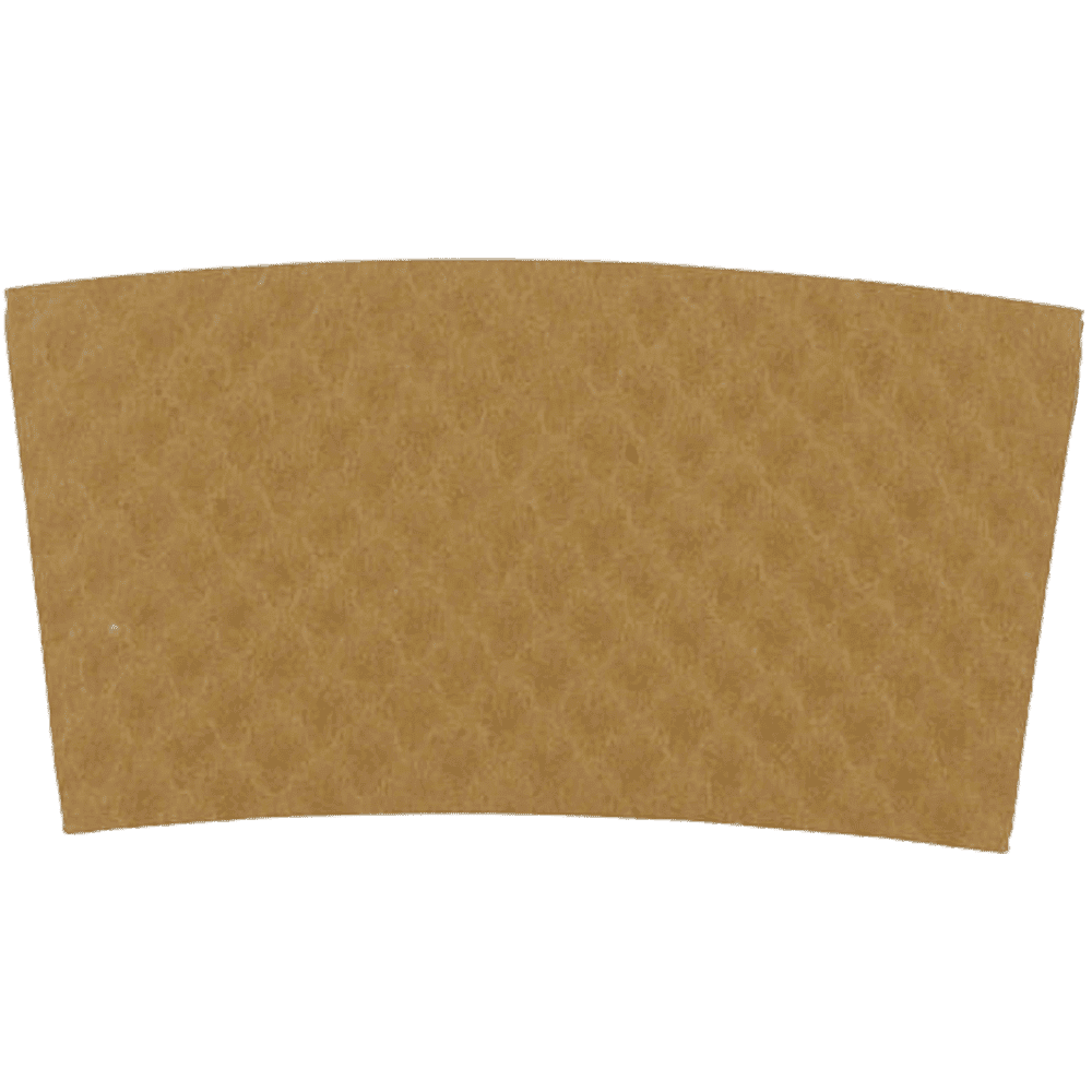 Paper Coffee Sleeve - fits 10-20 oz Paper Hot Cups, Brown Kraft