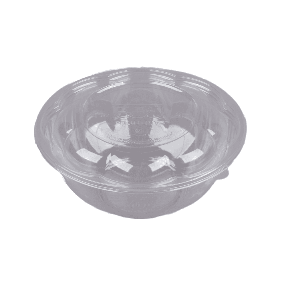 24 oz Clear Salad Bowl and Lid Combo