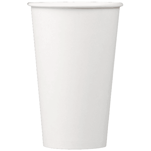 16 oz Paper Hot Cup, White