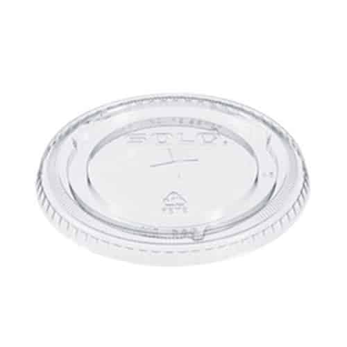 Clear PET Lid - fits 16-24 oz PET Cold Cup, with Straw Slot