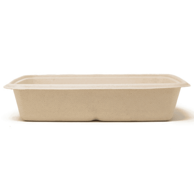 30 oz Fiber Rectangle Container, 9x6 (300/case)