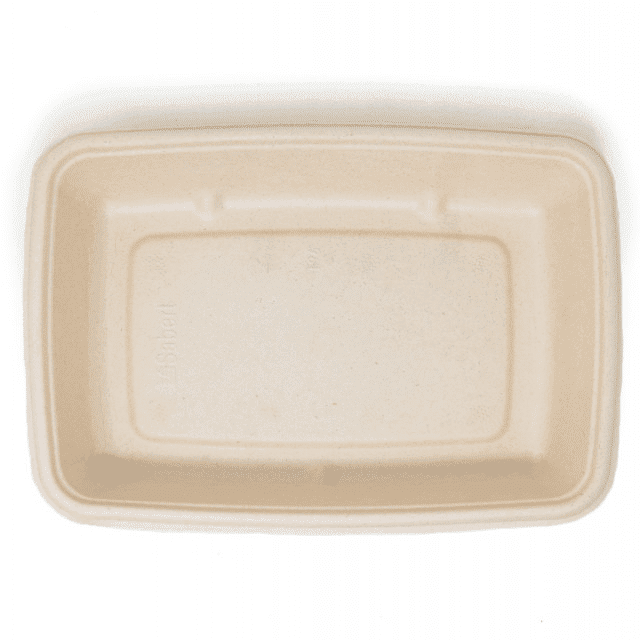 30 oz Fiber Rectangle Container, 9x6 (300/case)