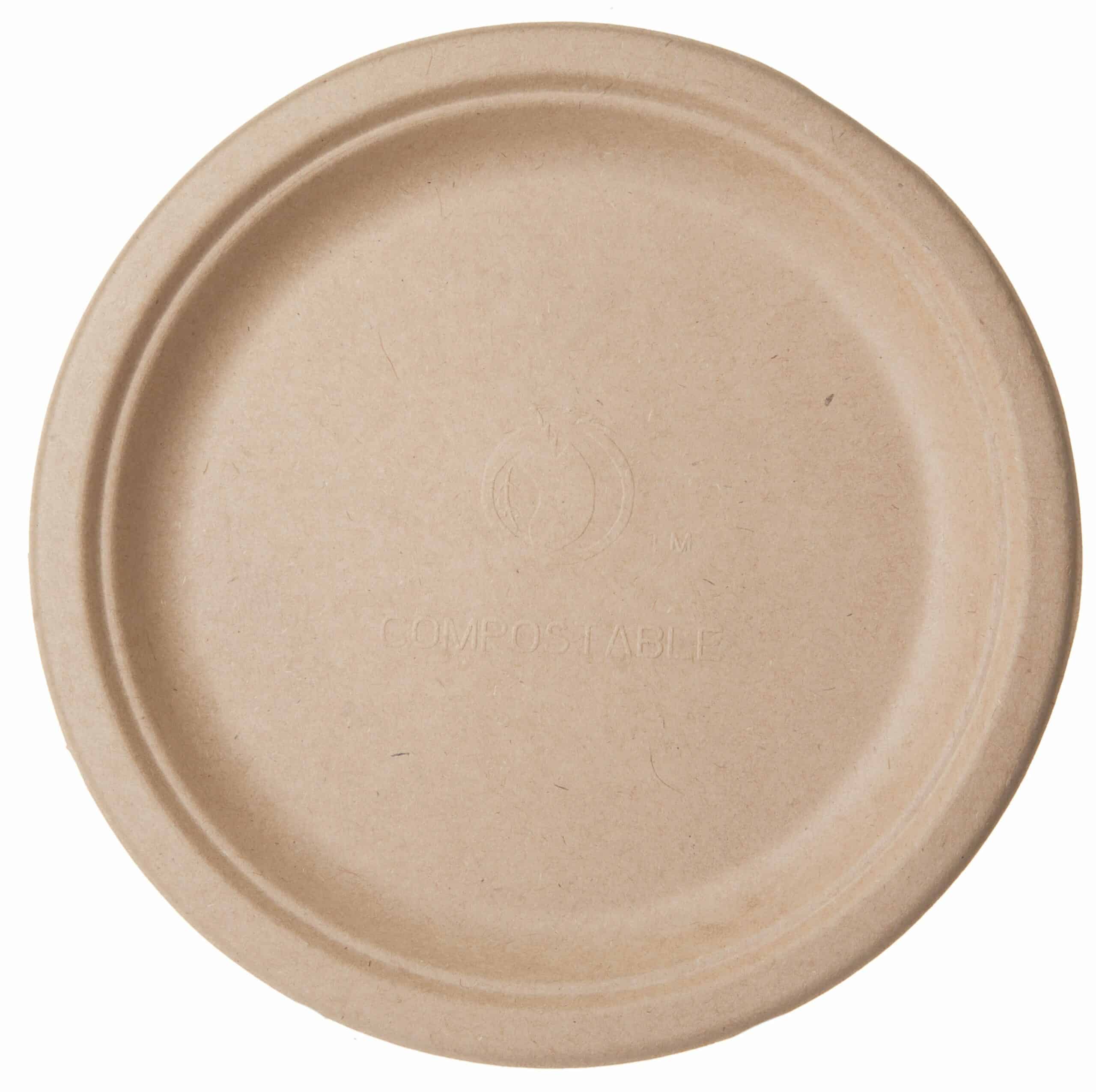 10.5" Round Fiber Plate