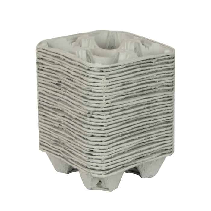 4 cup 8-32oz fiber beverage carry tray 300 cs