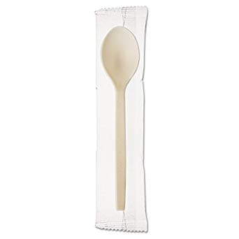 7" Plant Starch Spoons, Wrapped