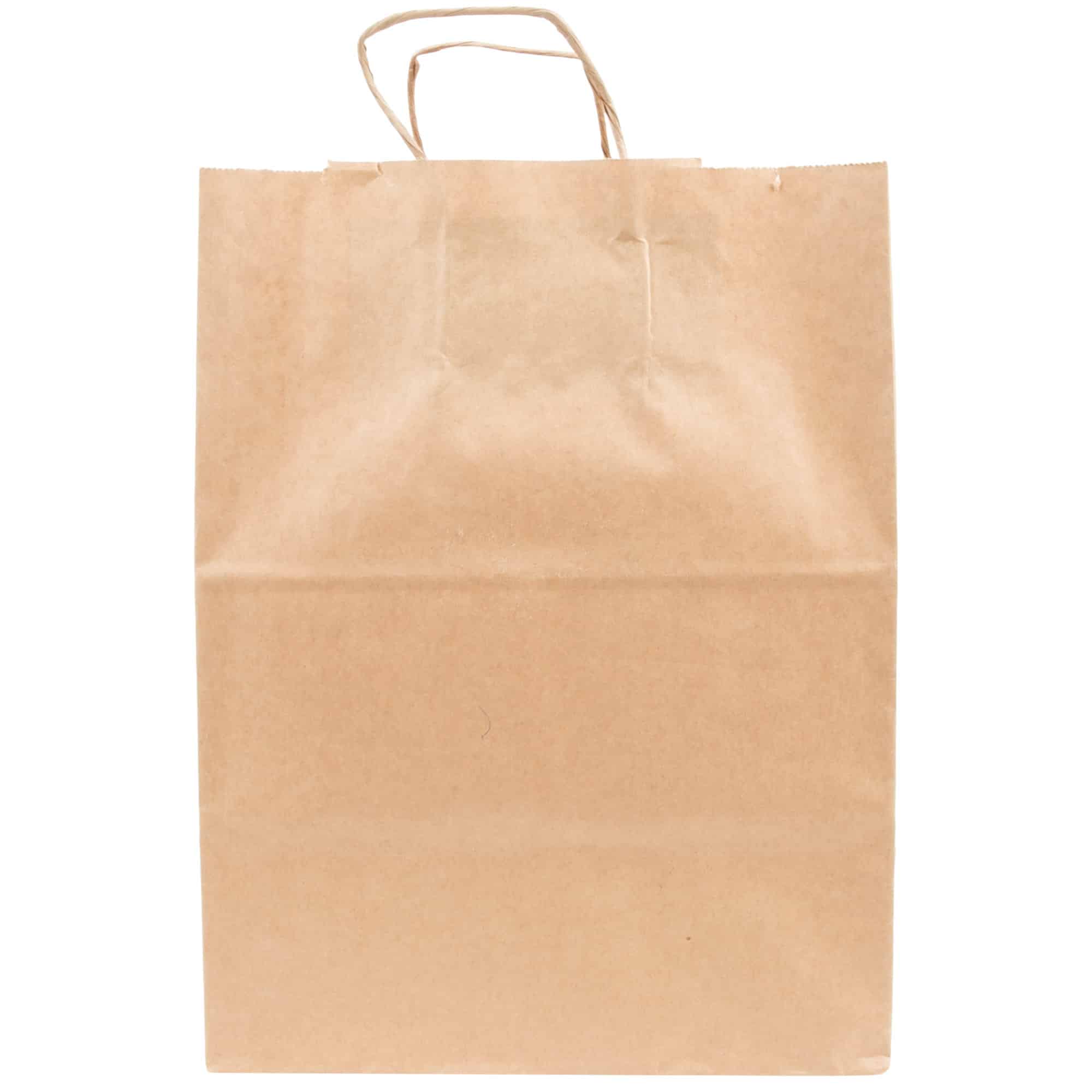 Environmentally friendly paper carryout bags