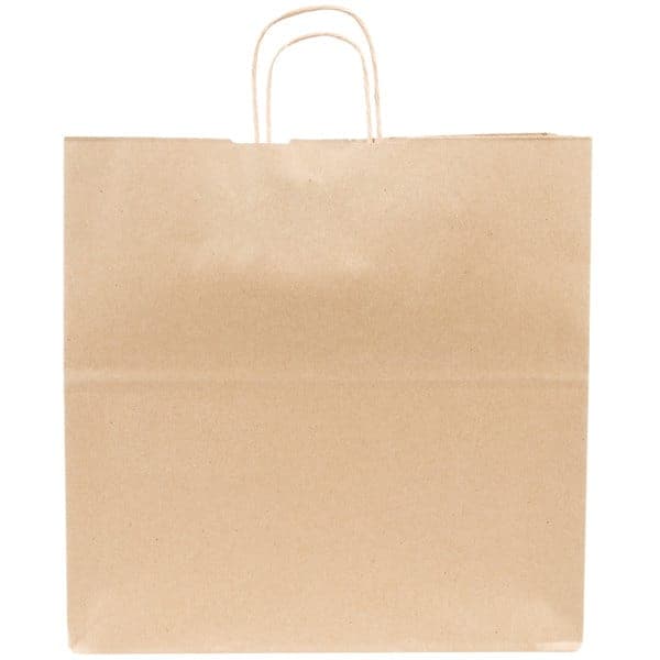 13" x 7" x 13" Kraft Paper Bag with Handles - Image 4