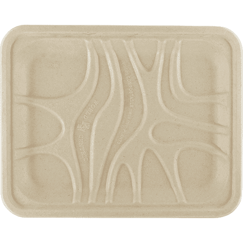 9x7x1.25 Fiber Meat and Poultry Tray