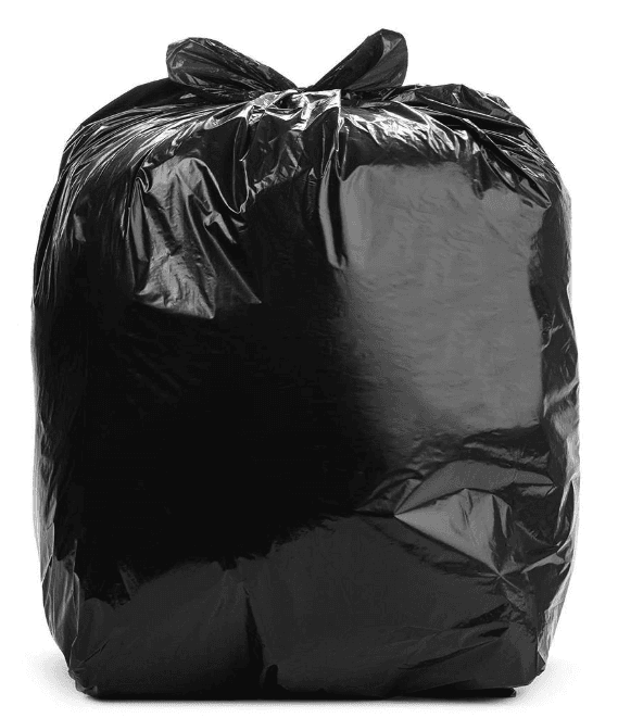 55 Gallon Heavy Duty Can Liner, 43x47", Black