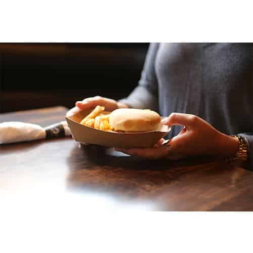 #100 Food Tray, Brown Kraft - Image 2