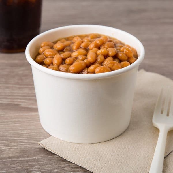 Squat Paper Deli Container, White - SupplyClub