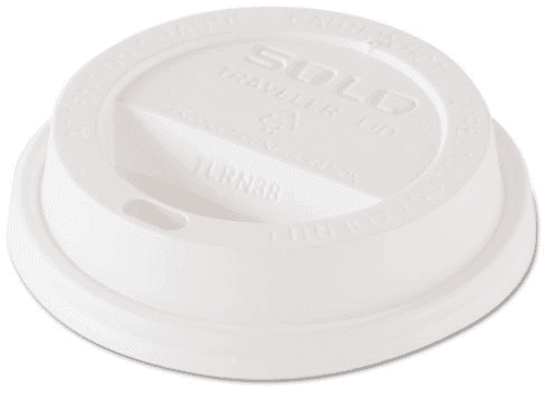 White Sip Lid for 8 oz Paper Hot Cup