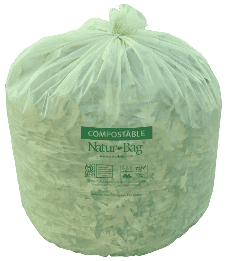 33 Gallon Compostable Can Liner, 33×40″, 1 mil (200/case)