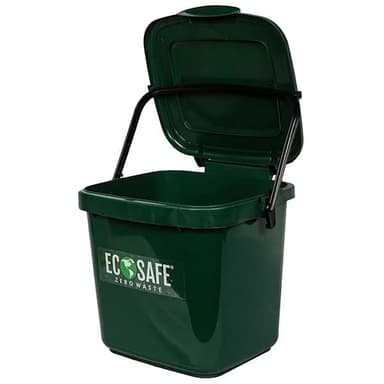 Kitchen Organics Bin, fits 16x17, 2.5 gal cored liners