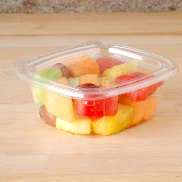 12 oz Rectangle Deli Container with Lid, 200 case