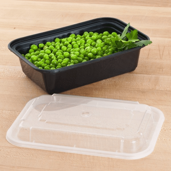 24 oz Rectangle PP Container Combo Kit - Image 2