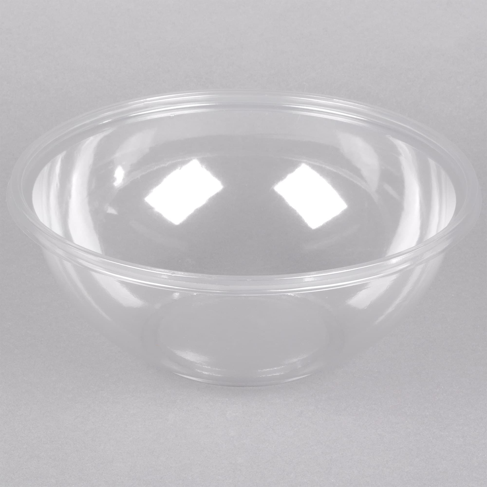 160 oz Round PET Bowl, Clear - Image 3