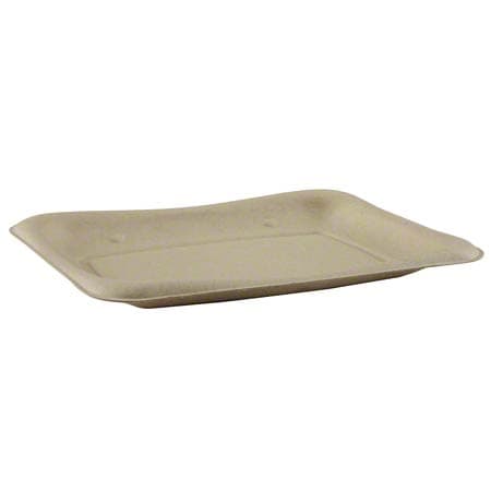 8x6" Rectangle Fiber Snack Tray