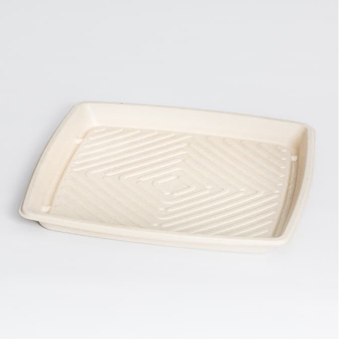 14" Square Fiber Platter - Image 2