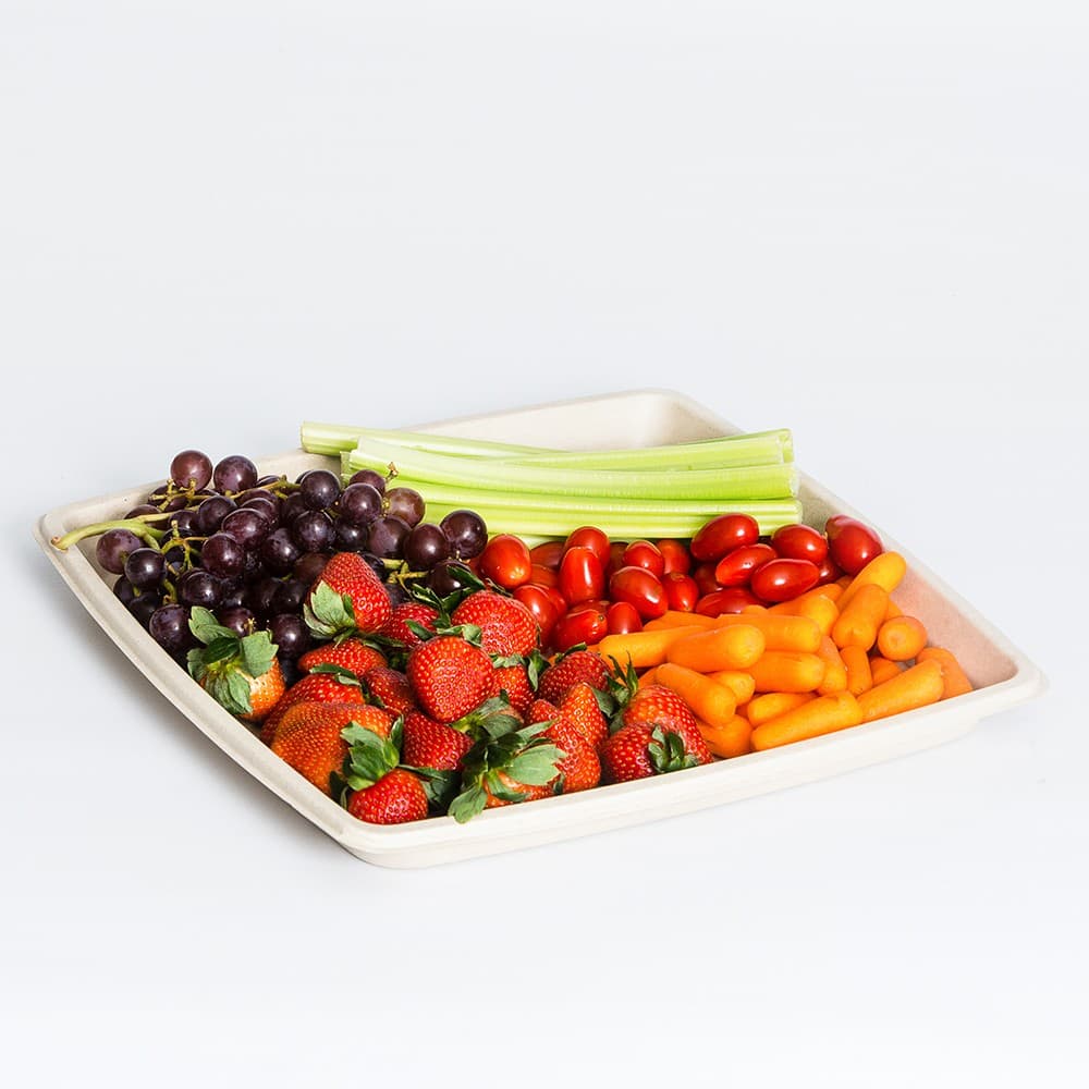 14" Square Fiber Platter - Image 3