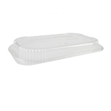 Dome PET Lid - fits 68 oz Rectangle PET Tray