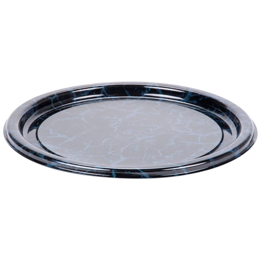 18" Round PET Platter, Black Marble - Image 3