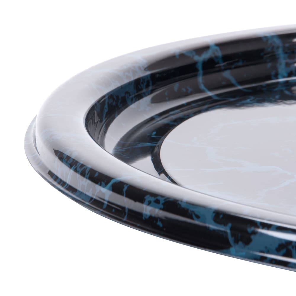 18" Round PET Platter, Black Marble - Image 6