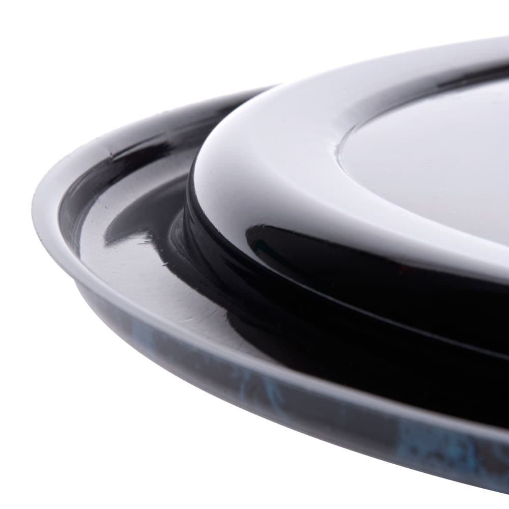 18" Round PET Platter, Black Marble - Image 7