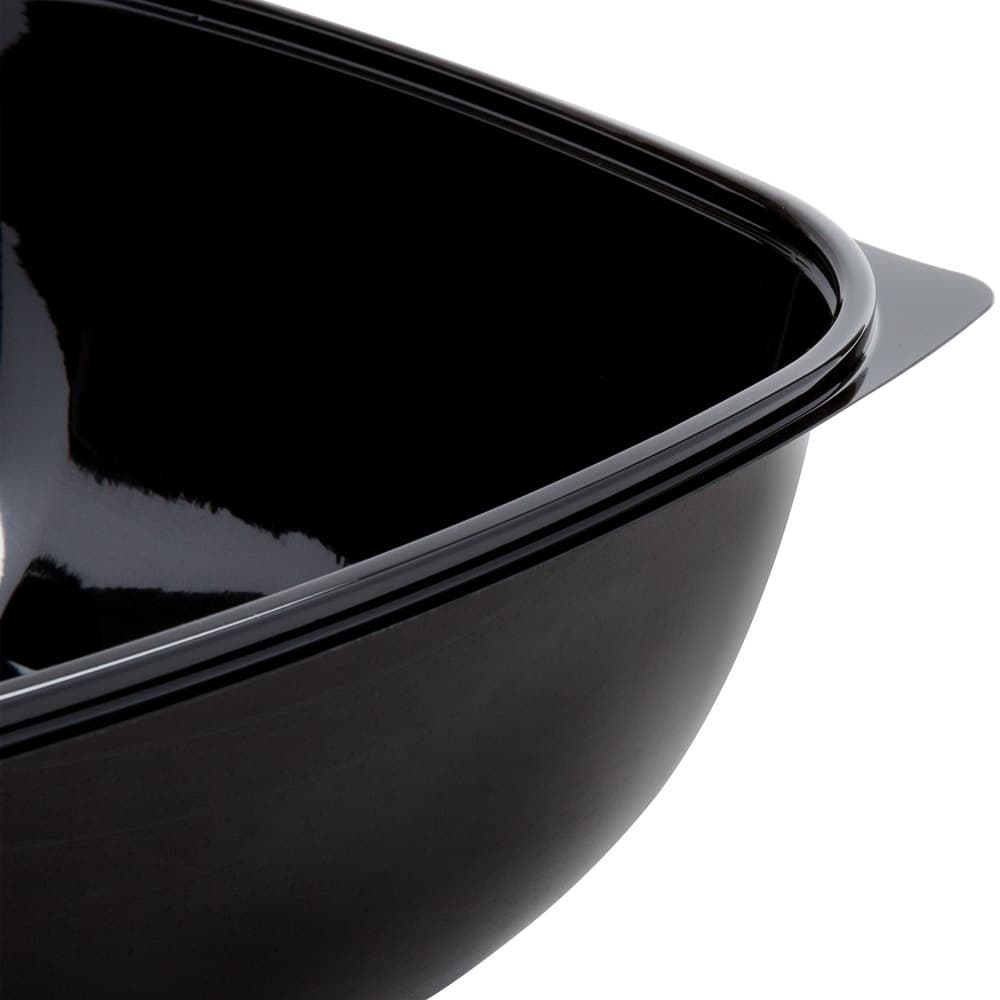 160 oz Square PET Bowl, Black - Image 5