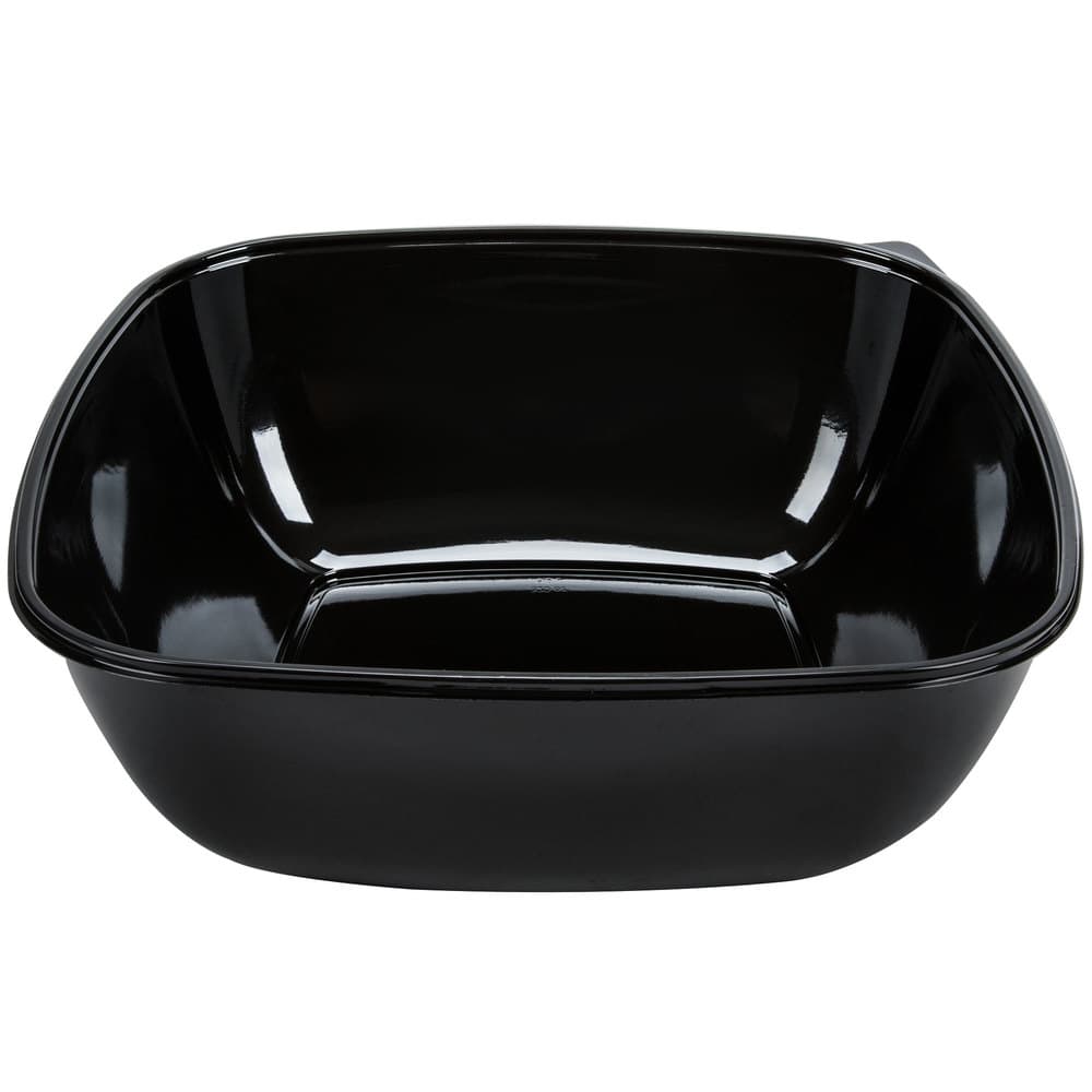 320 oz Square PET Bowl, Black - Image 3