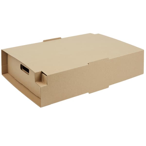 Small Kraft Catering Tray with Cover - Image 4