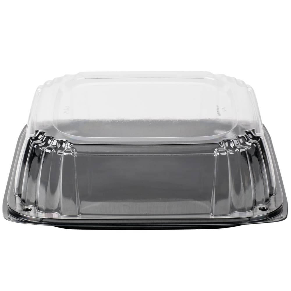 14" Square PET Platter with High Dome Lid - Image 2