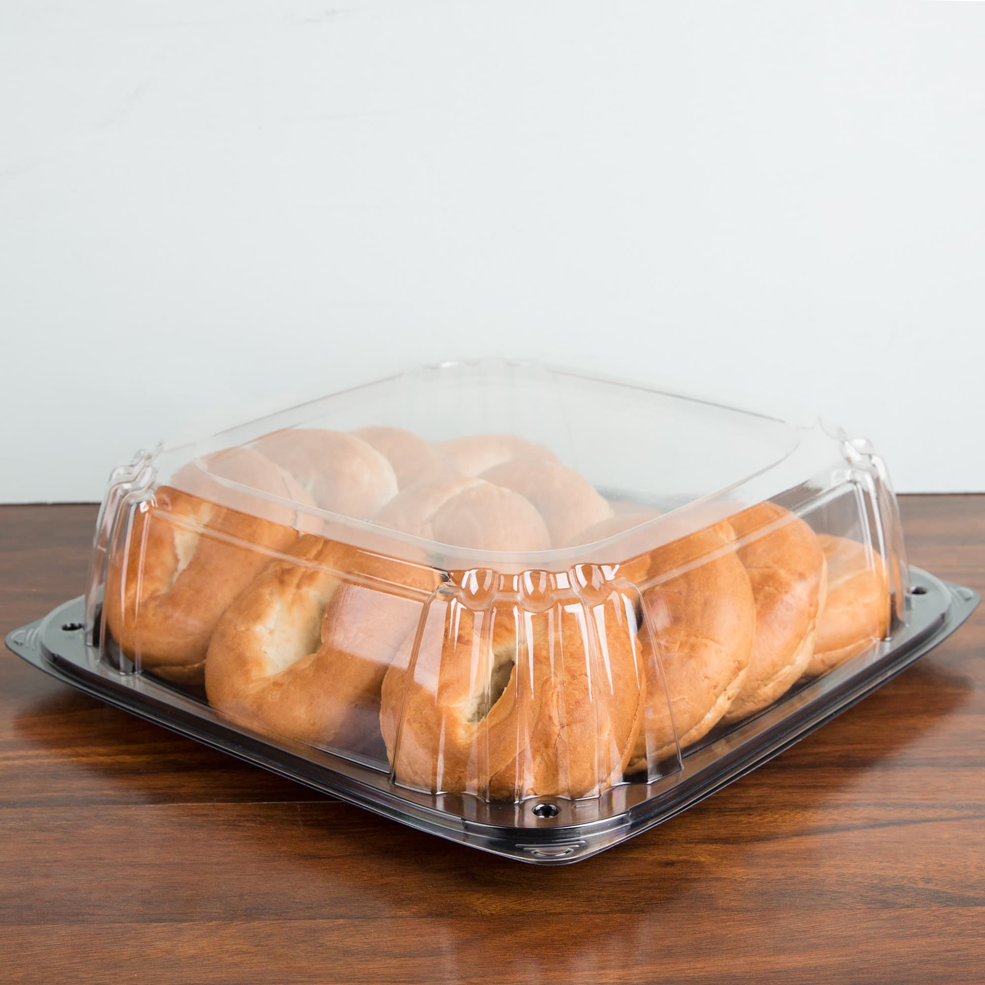 14" Square PET Platter with High Dome Lid - Image 4