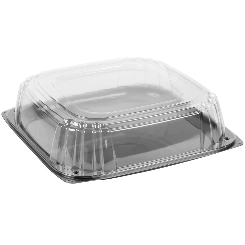 16" Square PET Platter with High Dome Lid - Image 3