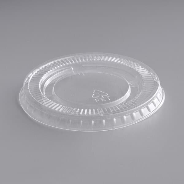 Clear PET Lid - fits 3.25 - 4 oz Portion Cup - Image 2