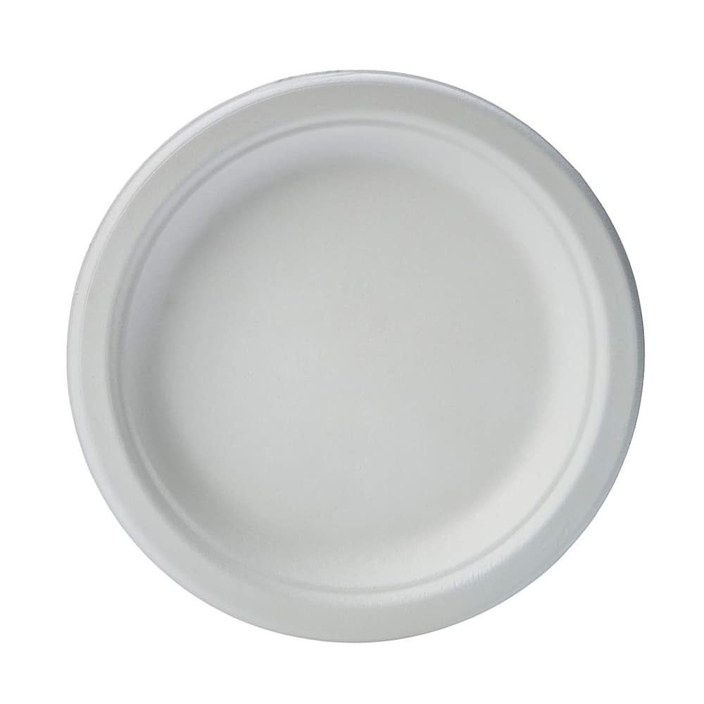 7" Round Fiber Plate