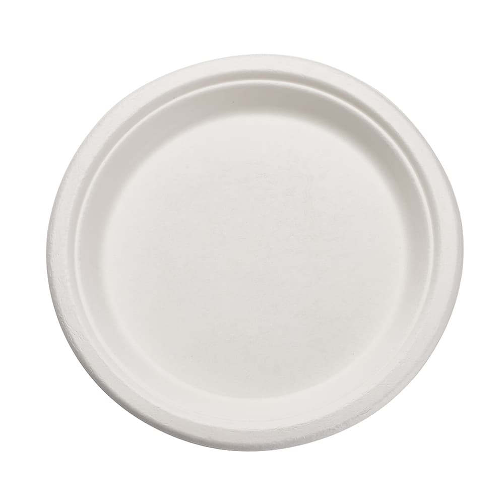 9" Round Fiber Plate