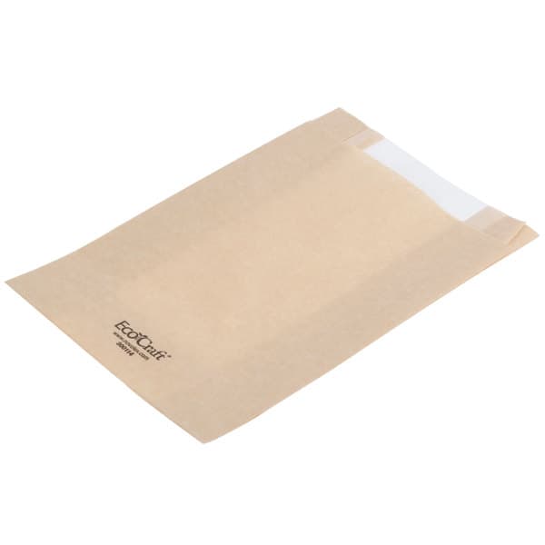 5" x 7" Grease Resistant Window Bakery Bag, Kraft - Image 5