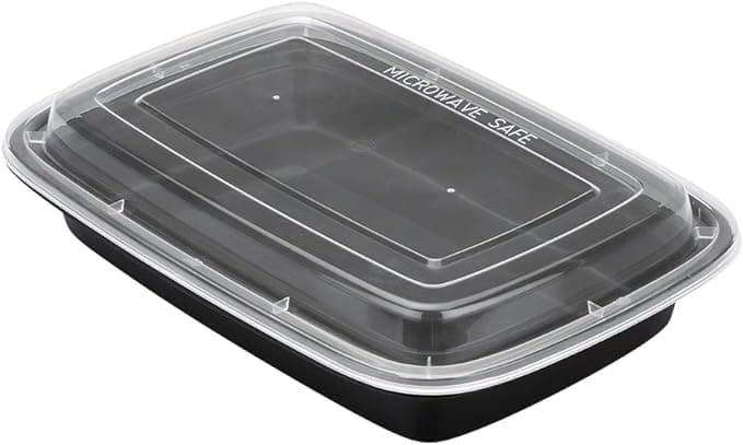 16 oz Rectangle PP Food Container Combo Kit
