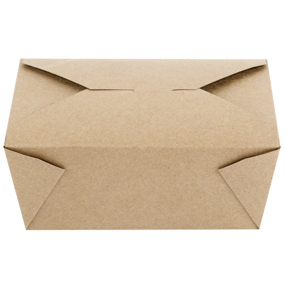 #4 Paper Folded Carton, Brown Kraft