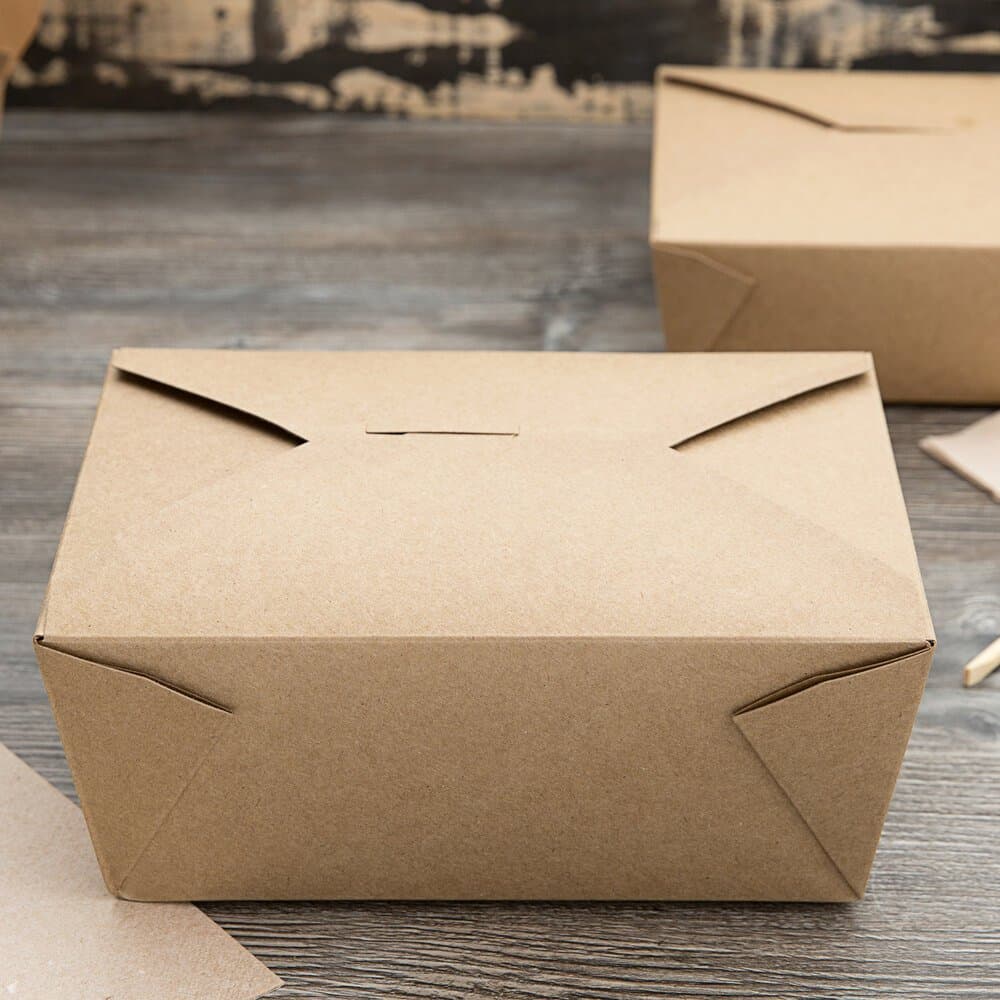 #4 Paper Folded Carton, Brown Kraft - Image 5