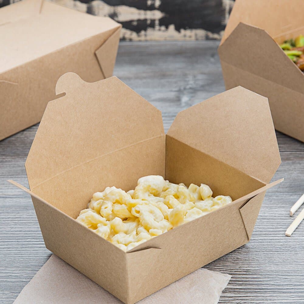 #8 Paper Folded Carton, Brown Kraft - Image 4