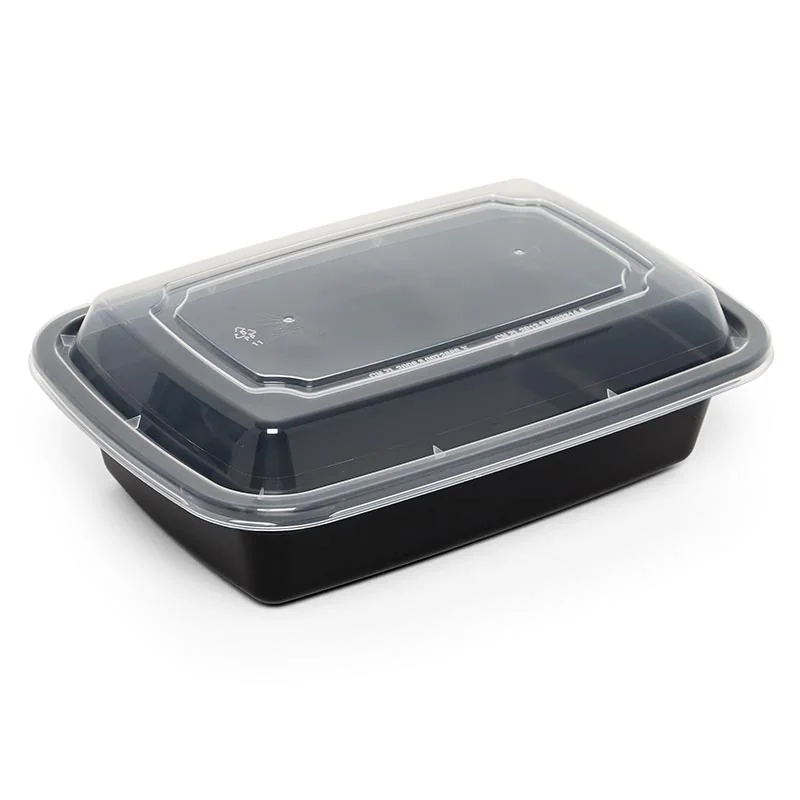 16 oz Rectangle PP Food Container Combo Kit