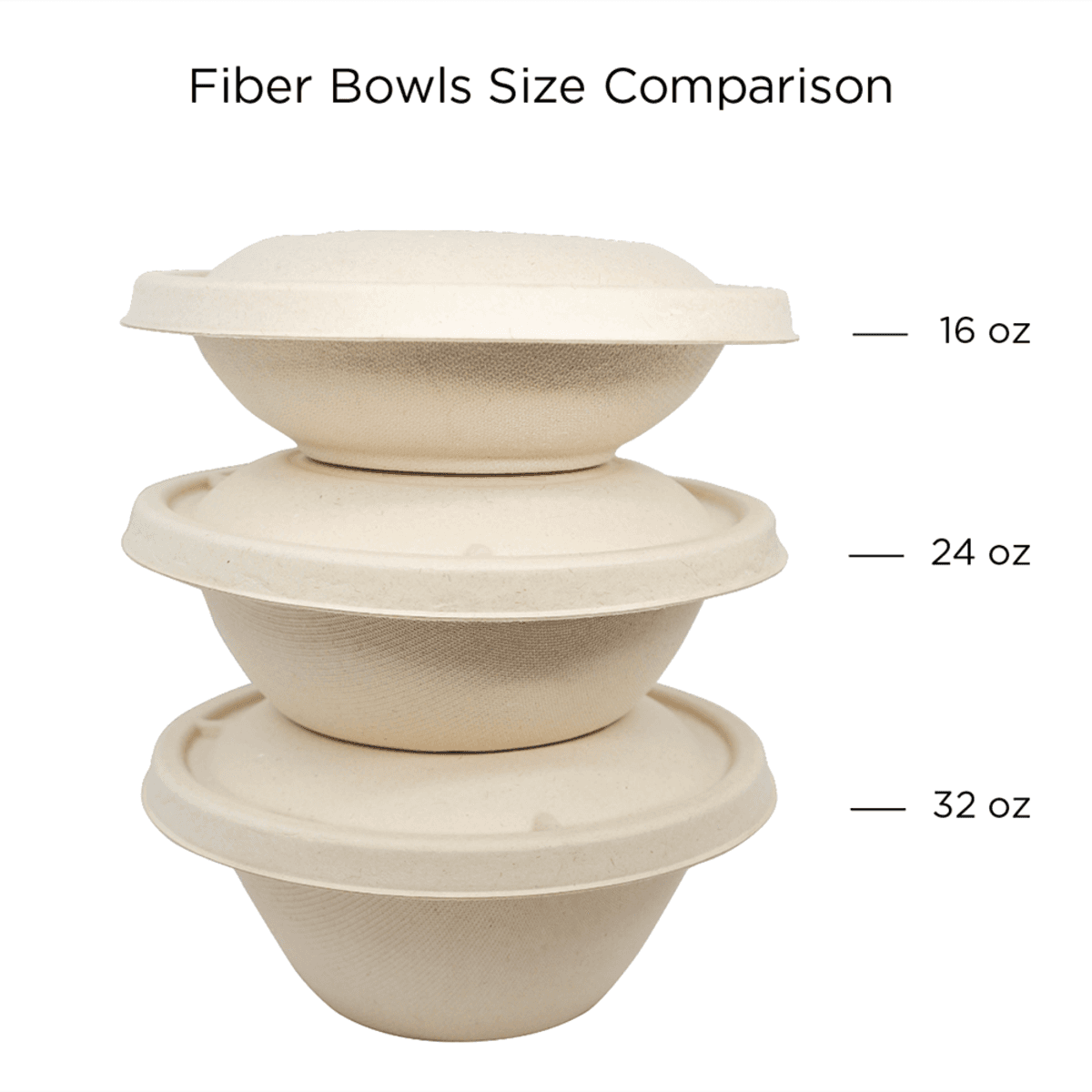 16 oz Round Fiber Bowl - Image 4